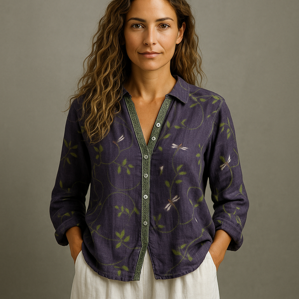 Sophia | Klasická Blůza Na Knoflíky