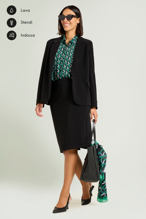 Valeria | Pouzdrová Sukně S Vysokým Pasem