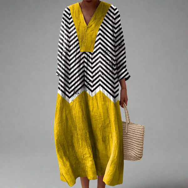 Mirella™ | Elegantní Geometrické Šaty